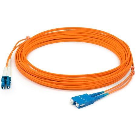This Is A 25M Lc (Male) To Sc (Male) Orange Duplex Riser-Rated Fiber